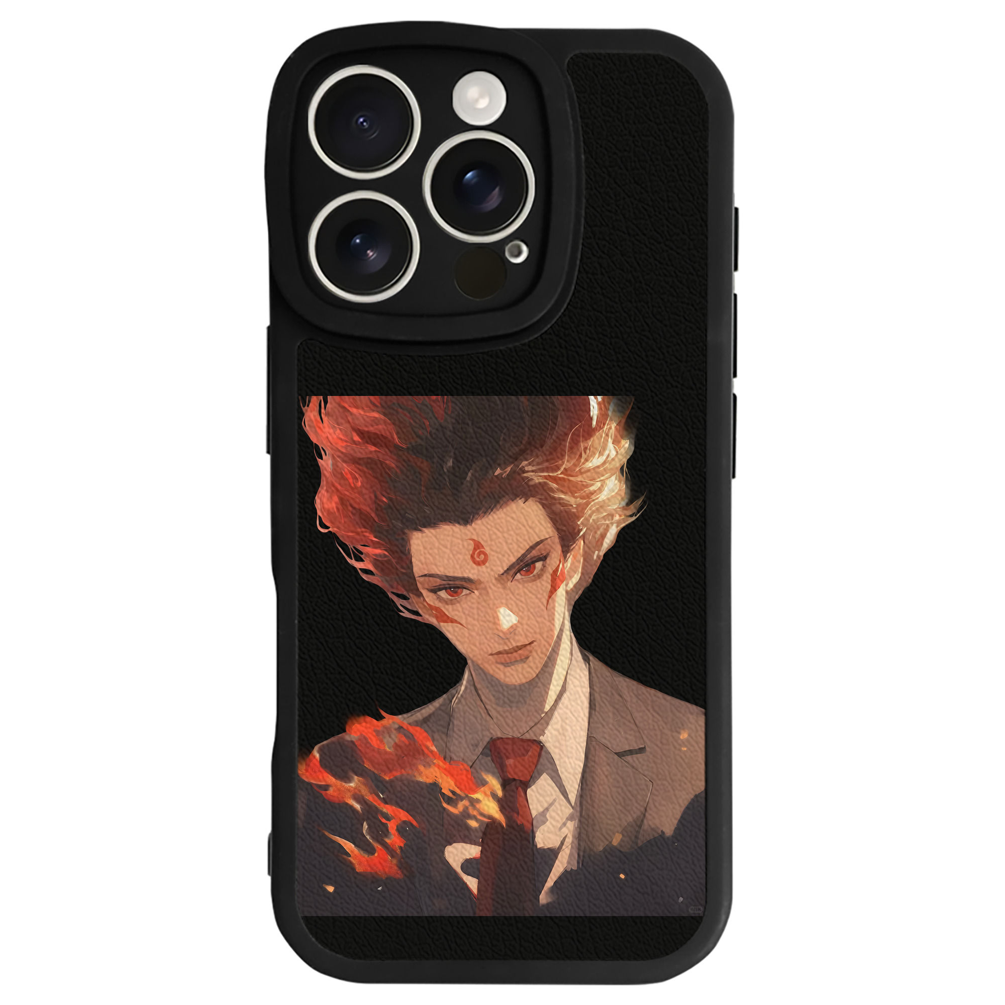 （画像用） Ne Zha 2 ナタ 魔童の大暴れ 【iPhone 16シリーズ対応】シリコンスマホケース（レザー調） 材質：シリコン